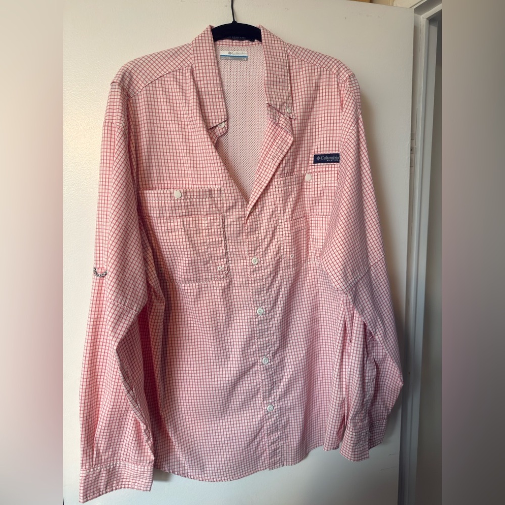Columbia Super Tamiami red checker Large
